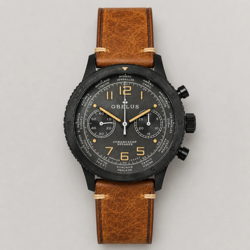 [DL.110.G02] Chronoscope "Voyager all black"